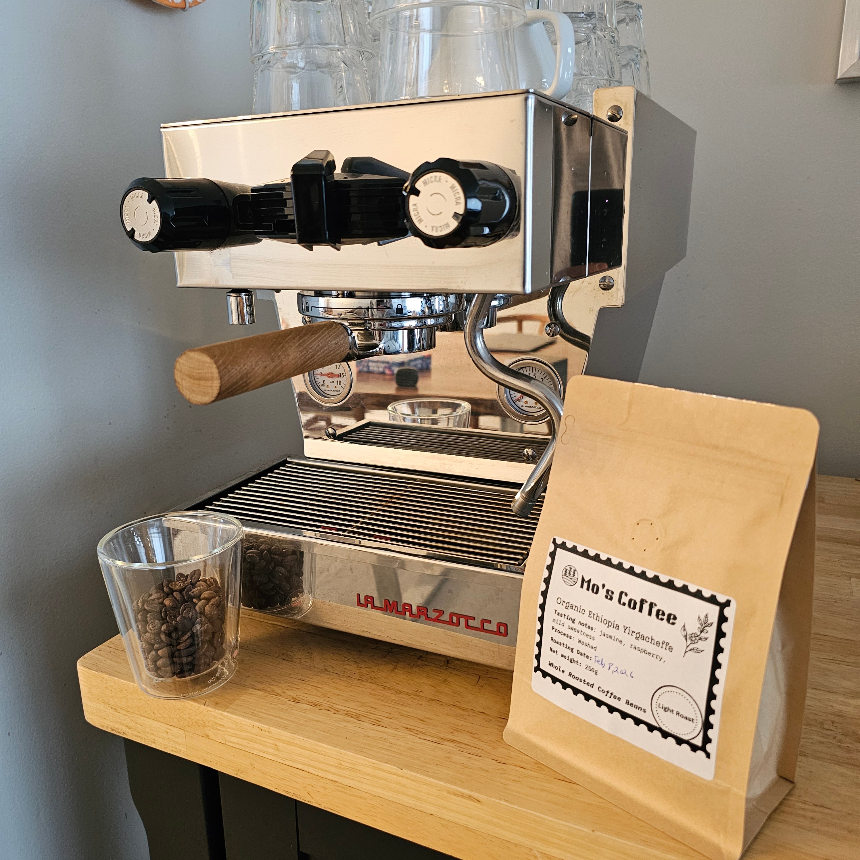 Ethiopian Yirgacheffe Whole Bean Roasted Coffee