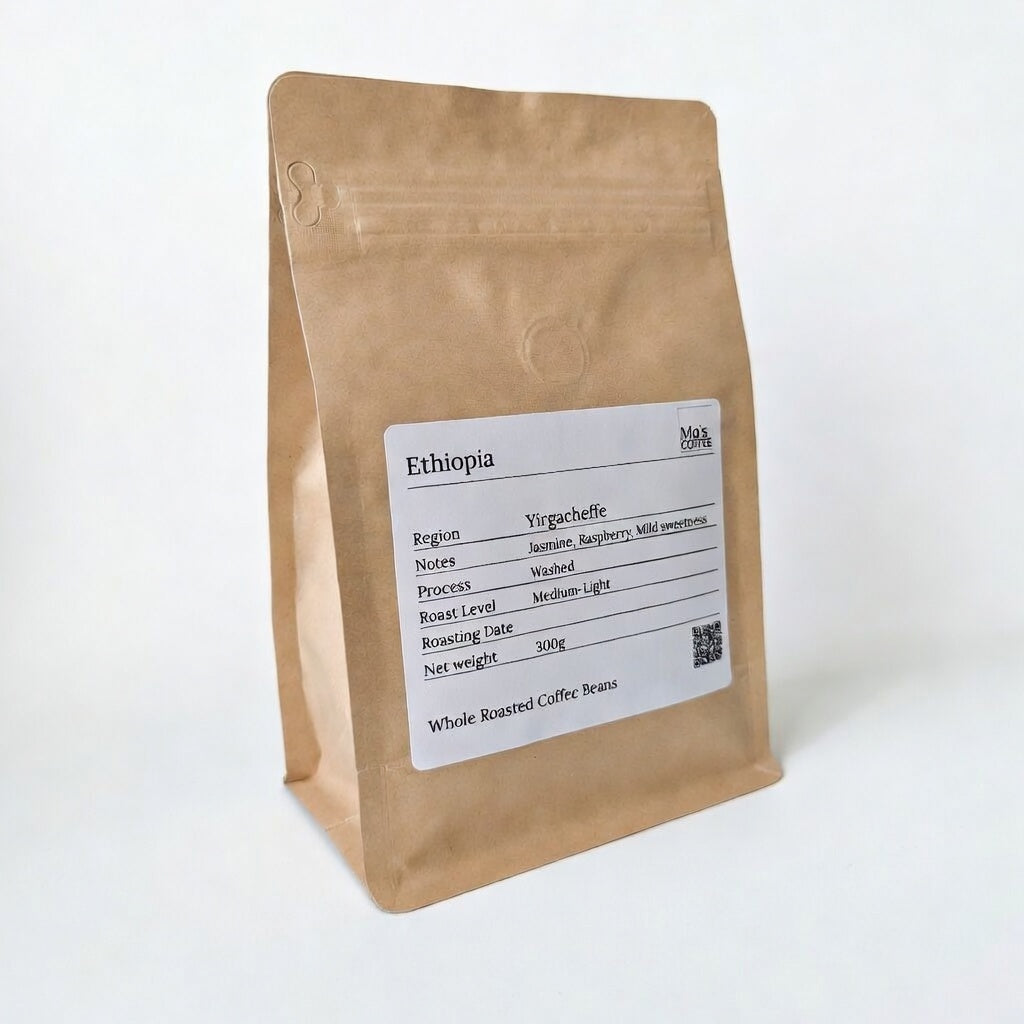 Ethiopian Yirgacheffe Whole Bean Roasted Coffee